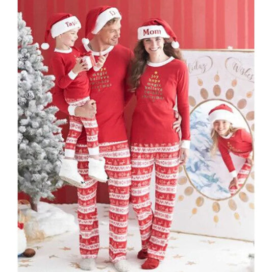 Joyful Family Christmas Pajamas Set