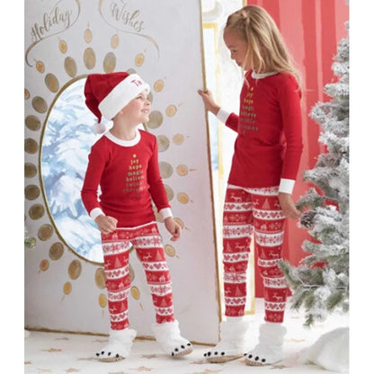 Joyful Family Christmas Pajamas Set